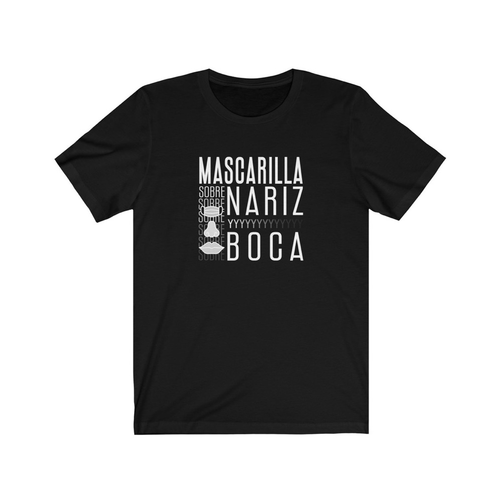 T-Shirt ‘Mascarilla sobre nariz y boca’
